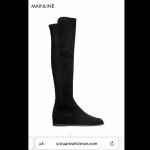 Stuart Weitzmain Over-the-Knee MAINLINE Boots with Hidden Wedge